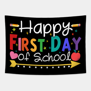 Welcome Back To School First Day Of School Students Teachers Tapestry