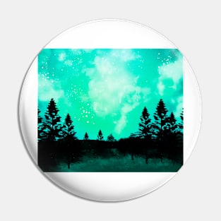 Northern Lights Aurora Borealis Pin