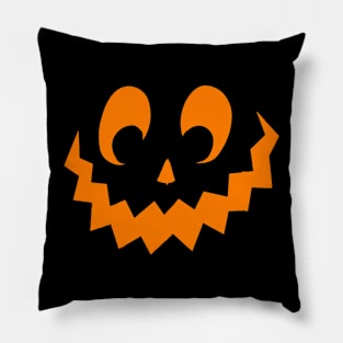 Jack O Lantern Pumpkin Face Halloween Costume Youth Pillow