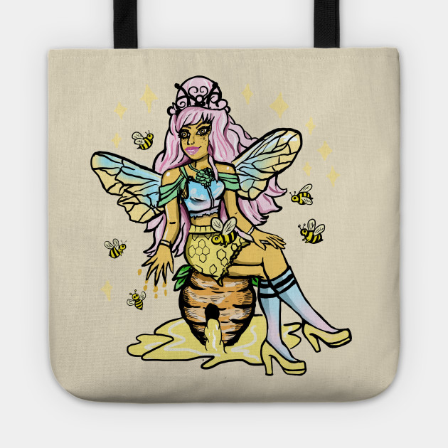 Queen Bee Honey Comb Kawaii Pastel Goth