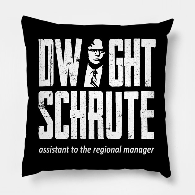 Dwight Schrute Pillow by HurdyGurdy