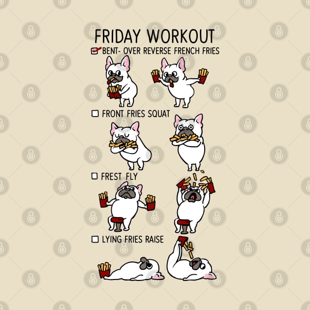 Friday Workout with French Bulldog by huebucket