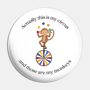 This is my circus those are my monkeys Pin