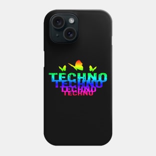 Techno Fading EDM Music Festival Phone Case