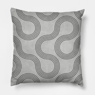 My Favorite Geometric Patterns No.30 - Grey Pillow