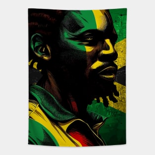 Rasta Jamaica man Tapestry
