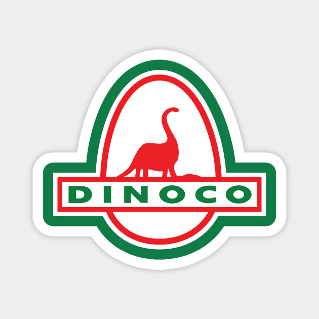 Dinoco Magnet by MindsparkCreative