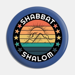 Shabbat Shalom Pin