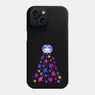 Moon and star Phone Case