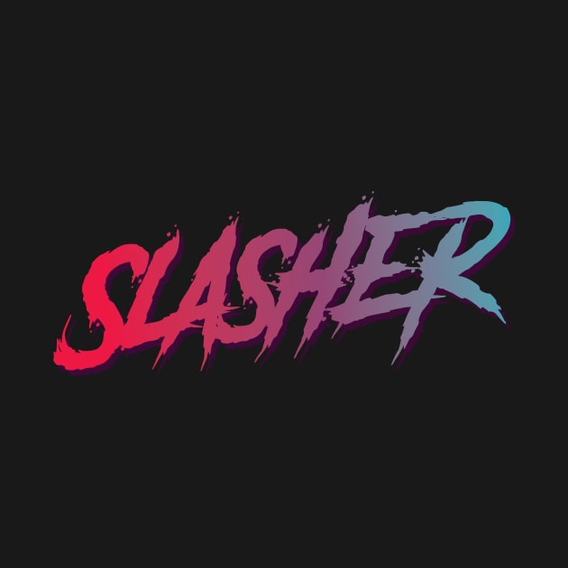Slasher Typographic Design by petersarkozi82@gmail.com