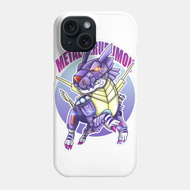 digimon chibi metalgarurumon Phone Case by DeeMON