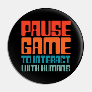 Funny Video Game Gamer Pin