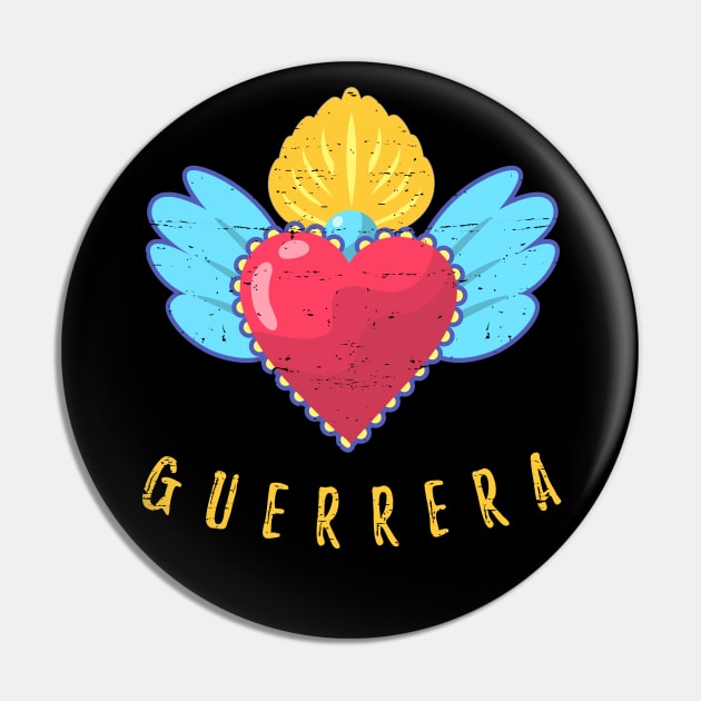 Guerrera - heart design Pin by verde