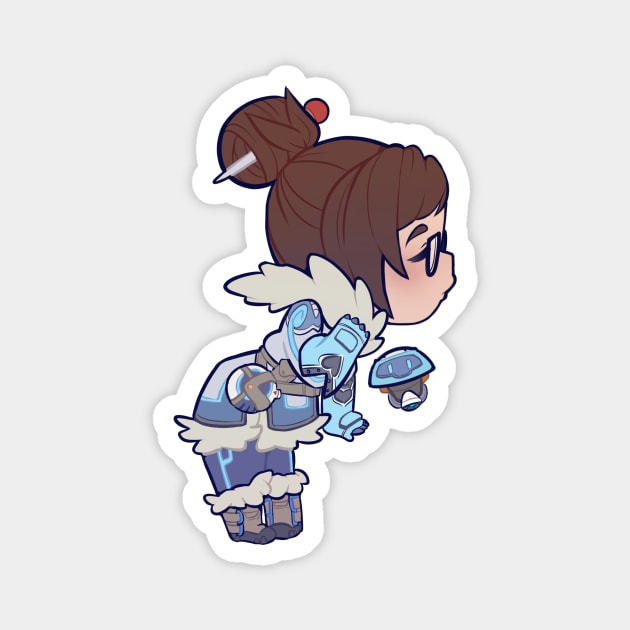 Soft Mei Kiss Magnet by BreadBear