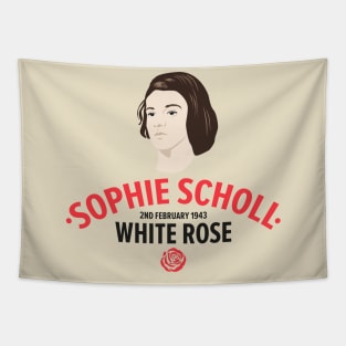 Sophie Scholl - The White Rose Resistance Heroine Tapestry