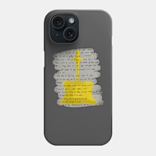 Writings of White Phone Case