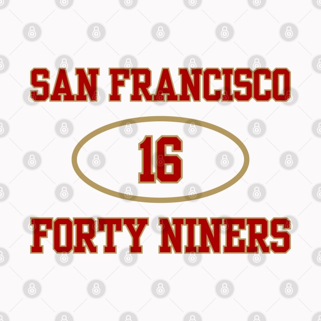 SAN FRANCISCO 49ERS JOE MONTANA #16 by capognad