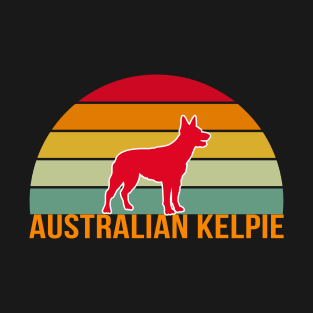 Australian Kelpie Vintage Silhouette T-Shirt