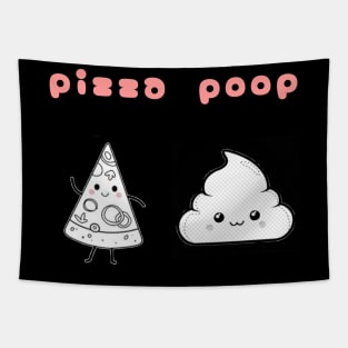 Pizza poop Tapestry