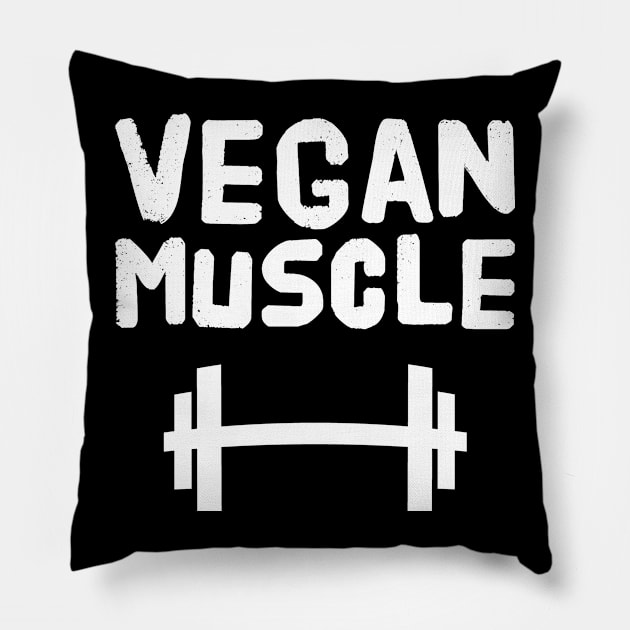 Vegan muscle Pillow by captainmood