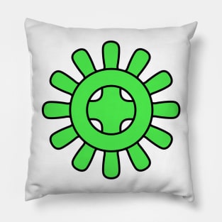 Brick Cog Gear Pillow