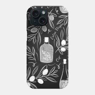 Olives blackboard Phone Case