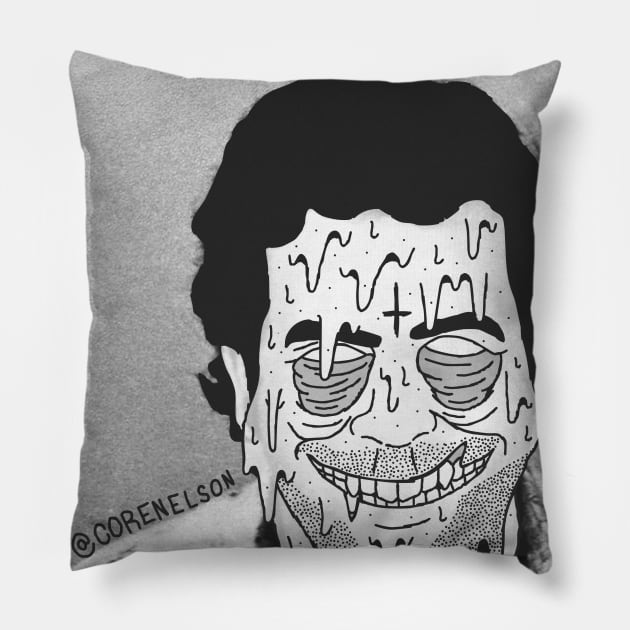 Pablo Escobar Mugshot Grime Pillow by CORENELSON