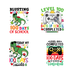 100 Days of School Stickers for Kindergarten Reward T-Shirt