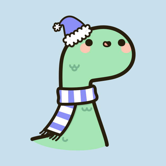 Cute Nessie in hat by KnuckersHollow