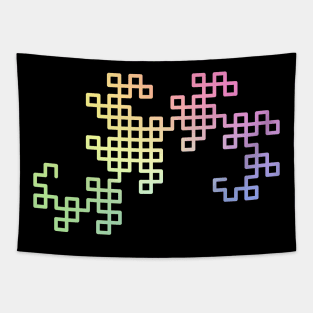 Dragon Curve Fractal Tapestry