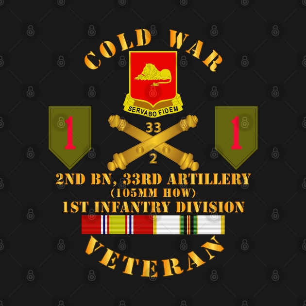 Cold War  Vet - 2nd Bn 33rd Artillery - 1st Inf Div SSI by twix123844