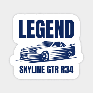 Legend : R34 Skyline GTR Magnet