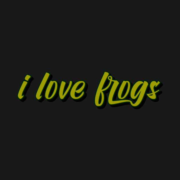 i love frogs by sarelitay