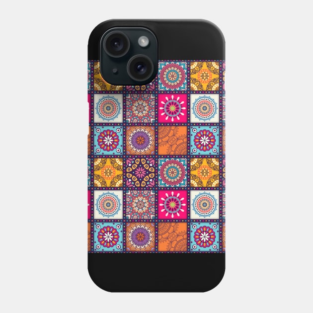 Magical Colorful Mandala Product & Design for (Phone Cases & Skins ,Pillows,Pin Buttons,etc.) .Profit goes to donation Sticker Phone Case by kamal