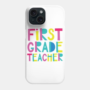 1st Grade Teacher Gift Idea Cute Back to School Phone Case