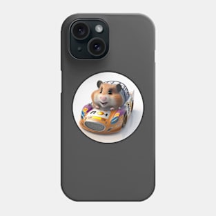 hamster as nascar driver Phone Case