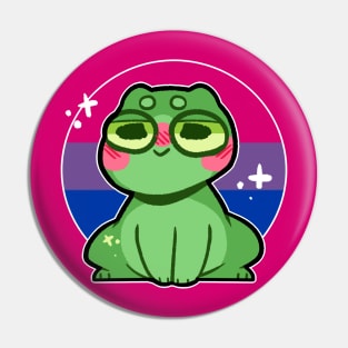 pride frog- Bisexual Variant Pin