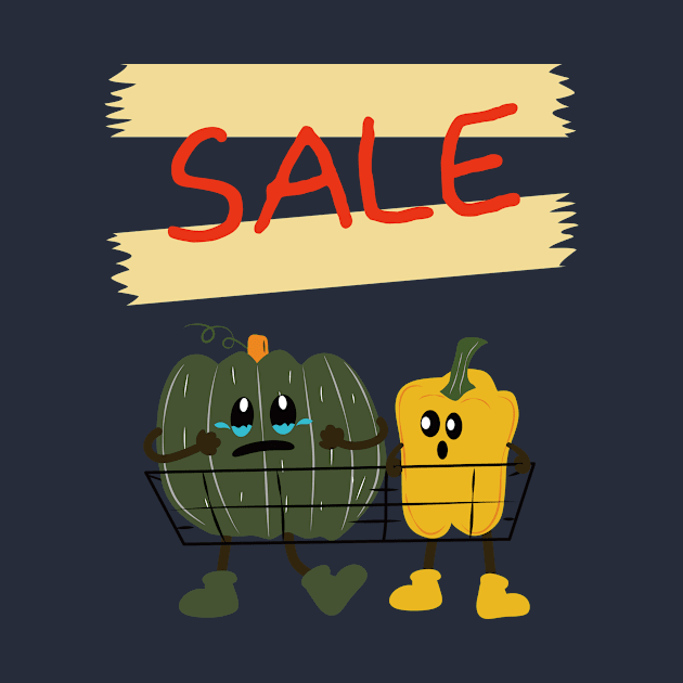 Funny Fun Pun art; For sale, pumpkin and paprika by FunnyFunPun