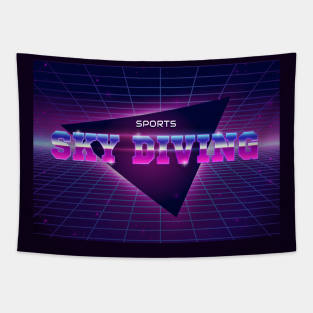 Sports Sky Diving Tapestry