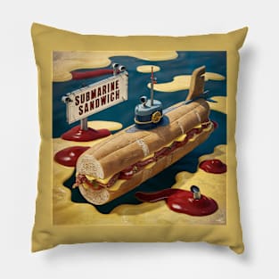 Submarine Sandwich Pillow