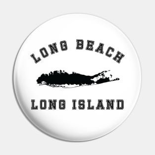 Long Beach Long Island (Light Colors) Pin