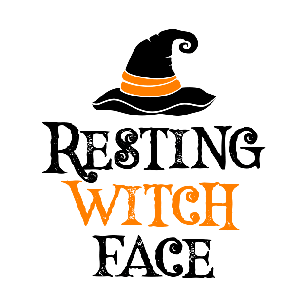 "Resting Witch Face" Halloween Design by RJCatch