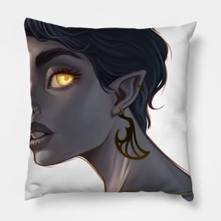 ELF YELLOW EYES Pillow