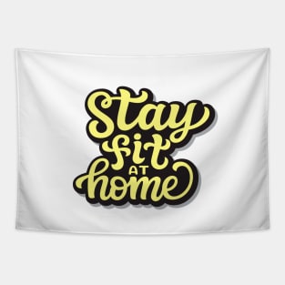 Stay fit at home Tapestry