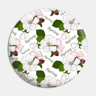 Apple blossom. Spring time for love and romance. Pin