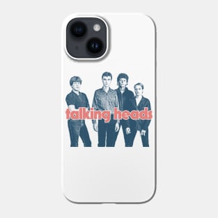 Talking Heads // Retro Style Fan Art Design Phone Case