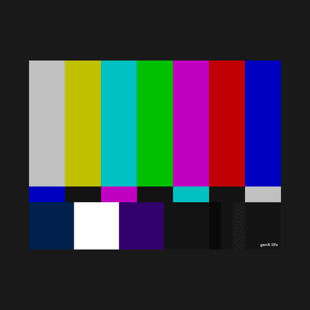 TV Color Bars by genX life