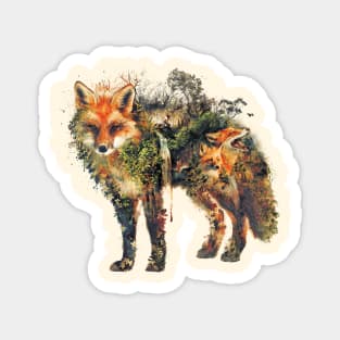 Some Fine Foxy Artwork Magnet