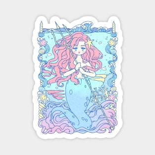 Pastel mermaid Magnet