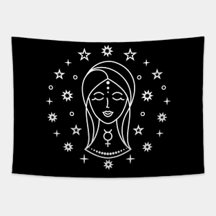 Virgo Zodiac Sign Astrology Tapestry